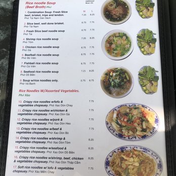 Pho Mai - Menu 9/14/2020 - Vietnamese Near Me - Whittier, California