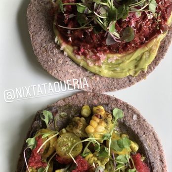 Nixta Taqueria - Beet tartare, heirloom tomato - Mexican Near Me - Austin, Texas