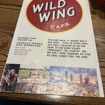 Wild Wing Cafe - Menu - Chicken Wings Near Me - Macon, Georgia Wild Wing Cafe - Menu - Chicken Wings Near Me - Macon, Georgia