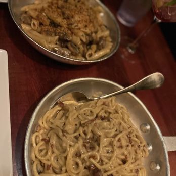 Carmelina's - Carbonara, mushroom rigatoni...soooo good! - Italian Near Me - Boston, Massachusetts Carmelina's - Carbonara, mushroom rigatoni...soooo good! - Italian Near Me - Boston, Massachusetts