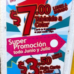 Impresos Aspas - Promociones visibles desde la calle