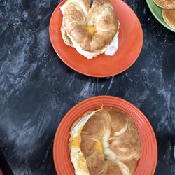 Lamp Lighter - Breakfast sandwiches on croissant