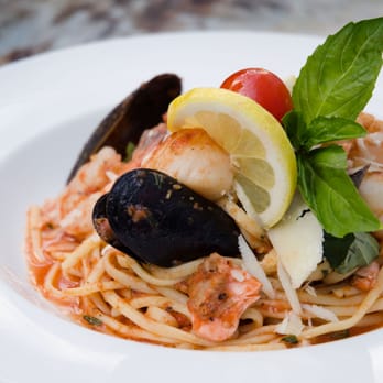 The Cabin Restaurant - Seafood Linguini - Canadian (New) Near Me - Surrey, British Columbia The Cabin Restaurant - Seafood Linguini - Canadian (New) Near Me - Surrey, British Columbia