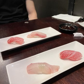 Sushi Shunka - Amberjack and Fatty Belly Tuna - Sushi Bars Near Me - Costa Mesa, California Sushi Shunka - Amberjack and Fatty Belly Tuna - Sushi Bars Near Me - Costa Mesa, California
