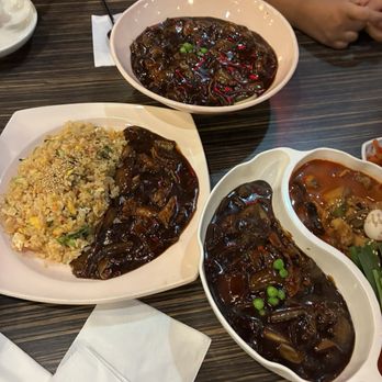 Jjamppong Zizon - Jan 지옥 짬짜면 EXTREMELY SPICY NOODLES IN BLACK BEAN SAUCE & SEAFOOD NOODLE SOUP CRAB MEAT FRIED RICE 짜장면 NOODLES IN BLACK BEAN SAUCE - Korean Near Me - Las Vegas, Nevada Jjamppong Zizon - Jan 지옥 짬짜면 EXTREMELY SPICY NOODLES IN BLACK BEAN SAUCE & SEAFOOD NOODLE SOUP CRAB MEAT FRIED RICE 짜장면 NOODLES IN BLACK BEAN SAUCE - Korean Near Me - Las Vegas, Nevada