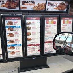 the menus of a fast food restaurant the menus of a fast food restaurant
