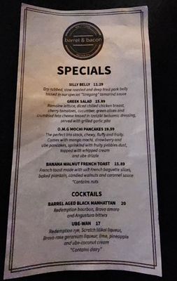 Menu photo 8 Barrel & Bacon Seattle, WA Menu photo 8 Barrel & Bacon Seattle, WA