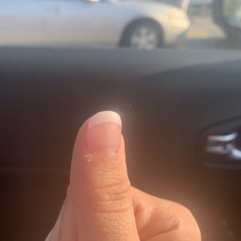 Nails 99 - No shaping done after I had a new tip added - Nail Salons Near Me - Kittanning, Pennsylvania Nails 99 - No shaping done after I had a new tip added - Nail Salons Near Me - Kittanning, Pennsylvania