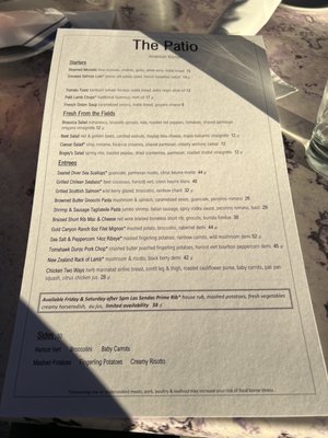 Menu photo 3 The Patio and Grille Mesa, AZ Menu photo 3 The Patio and Grille Mesa, AZ