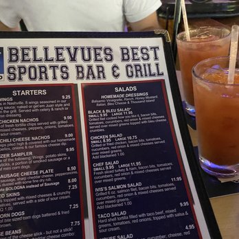 Alley Pub - Amazing Bloody Marys and only the front cover of the menu! - Sports Bars Near Me - Nashville, Tennessee