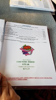 Menu photo 3 Casey's Restaurant Roseburg, OR