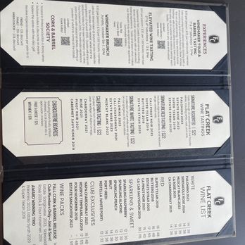 Flat Creek Estate Winery & Vineyard - Wine menu - Wineries Near Me - Marble Falls, Texas Flat Creek Estate Winery & Vineyard - Wine menu - Wineries Near Me - Marble Falls, Texas