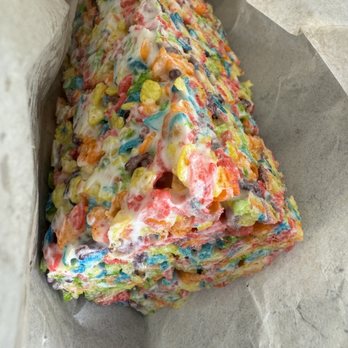 Little Jaye - fruity pebbles brick of rice krispie magic - Bakeries Near Me - Seattle, Washington Little Jaye - fruity pebbles brick of rice krispie magic - Bakeries Near Me - Seattle, Washington