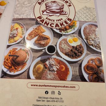 Aunt Emma's Pancakes - Pancakes Near Me - Chula Vista, California
