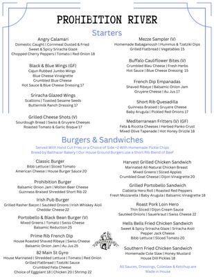 Menu photo 7 Prohibition River Nyack, NY