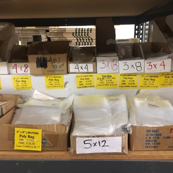 Box City - Clear poly bags without seal - Packing Supplies Near Me - Canoga Park, California