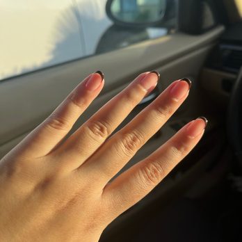 Pro Nails & Spa - Gel Brown French Tip - Nail Salons Near Me - Costa Mesa, California Pro Nails & Spa - Gel Brown French Tip - Nail Salons Near Me - Costa Mesa, California