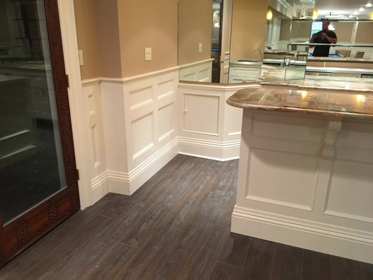 South Hampton remodel. Custom molding - This remodel was done in South Hampton NY. Complete gut down to the studs. New wall, floor and custom moldings South Hampton remodel. Custom molding - This remodel was done in South Hampton NY. Complete gut down to the studs. New wall, floor and custom moldings