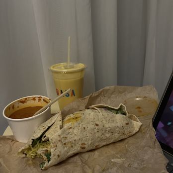 RASA - Butter Chicken Burrito, Side of tomato garlic sauce, Mango Lassi - Indian Near Me - Washington, DC, District of Columbia