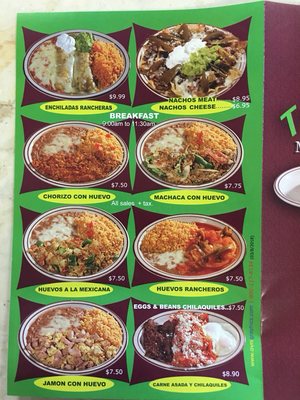 Menu photo 5 Tacos Don Nacho Oklahoma City, OK