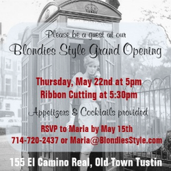 Blondies Style - We have moved across the street on El Camino Real. We now have 4000 square feet of fabulous fashion.