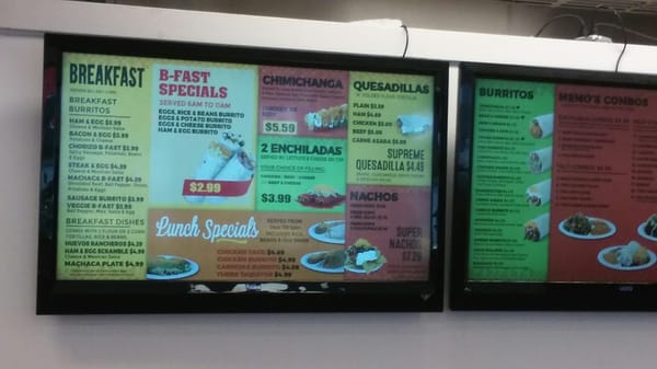 Menu photo 8 Memo's Auburn, WA