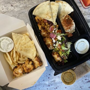 Luna Grill Moorpark - Kids meal. Chicken Kabob Plate. - Mediterranean Near Me - Moorpark, California
