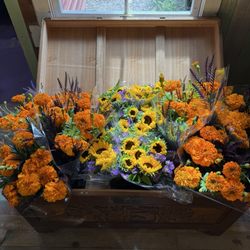 Temecula Flower Shoppe - Marigolds and Sunflower
