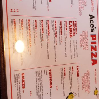 Ace's Pizza - Menu - Pizza Near Me - Brooklyn, New York