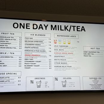 One Day Cafe - Menu from February 2026 - Coffee & Tea Near Me - Lakewood, Washington One Day Cafe - Menu from February 2026 - Coffee & Tea Near Me - Lakewood, Washington