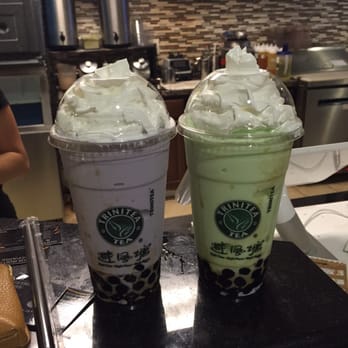 Trinitea Tea - Honey dew trippcino and Taro slurpee with boba are both delicious in their own way. - Coffee & Tea Near Me - San Diego, California Trinitea Tea - Honey dew trippcino and Taro slurpee with boba are both delicious in their own way. - Coffee & Tea Near Me - San Diego, California