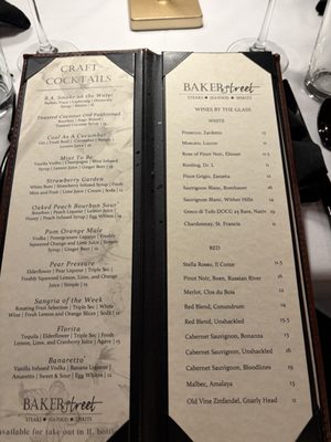 Menu photo 1 Baker Street Steakhouse Fort Wayne, IN Menu photo 1 Baker Street Steakhouse Fort Wayne, IN