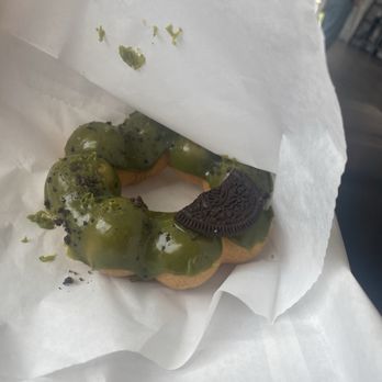 Boba Baba - Matcha Oreo mochi donut - Tea Rooms Near Me - Cary, North Carolina