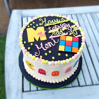 The Creative Baker - 80's themed birthday cake - Custom Cakes Near Me The Creative Baker - 80's themed birthday cake - Custom Cakes Near Me