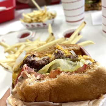 In-N-Out Burger - 2. Cheeseburger, French fries, and medium drink - Fast Food Near Me - San Bernardino, California In-N-Out Burger - 2. Cheeseburger, French fries, and medium drink - Fast Food Near Me - San Bernardino, California