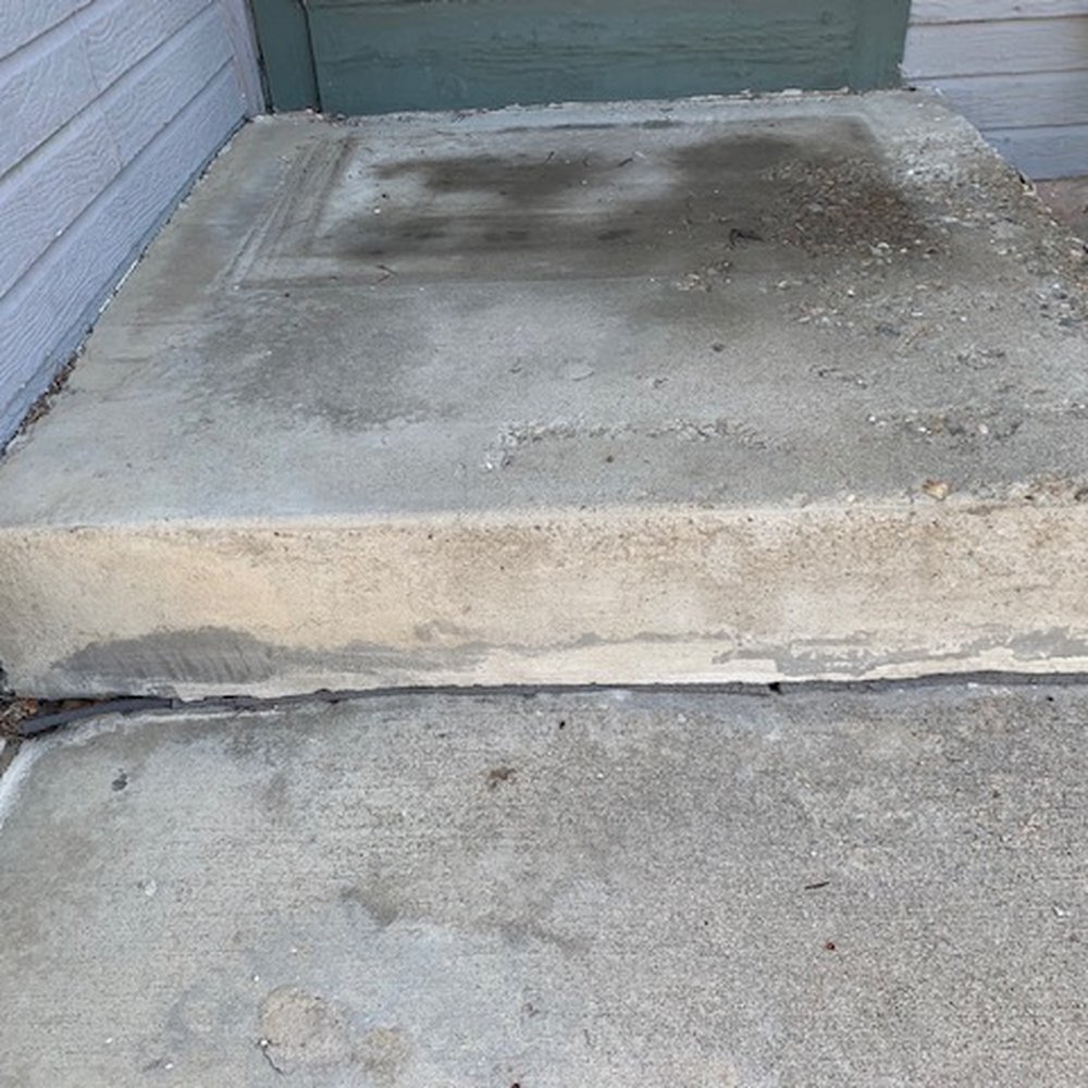 Medeiros Construction And Handyman Services - The step at the front door. - Masonry/Concrete Near Me Medeiros Construction And Handyman Services - The step at the front door. - Masonry/Concrete Near Me