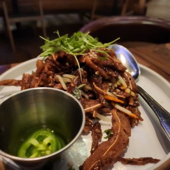 Sugarcane - Pig Ear and Papaya Salad - Cocktail Bars Near Me - Las Vegas, Nevada
