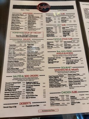 Menu photo 1 Luigi's Famous Pizza Lincroft, NJ