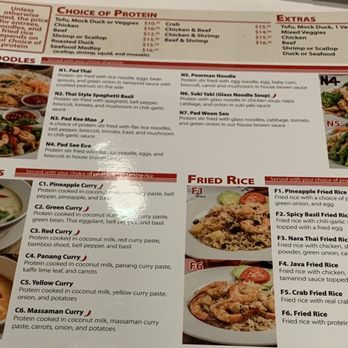 Nara Thai - menu - Thai Near Me - Cypress, Texas Nara Thai - menu - Thai Near Me - Cypress, Texas
