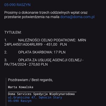 Dnipro - 270.60 pln(~$70) extra for nothing - Couriers & Delivery Services Near Me - Roselle, New Jersey