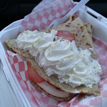 North Pole Crepery - Cheesecake & Strawberry Gluten-free Crepe - Creperies Near Me - North Pole, Alaska North Pole Crepery - Cheesecake & Strawberry Gluten-free Crepe - Creperies Near Me - North Pole, Alaska