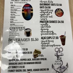 E.I. Cafe & Fit Meals - Menu 9/2023