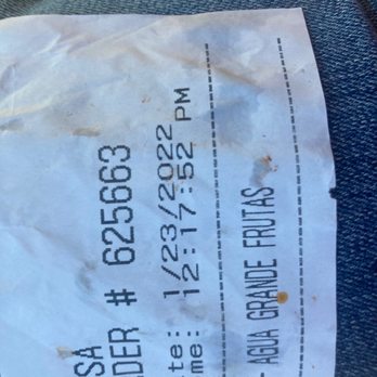 Tacos El Primo - The name of person who took my order. - Mexican Near Me - Bloomington, California