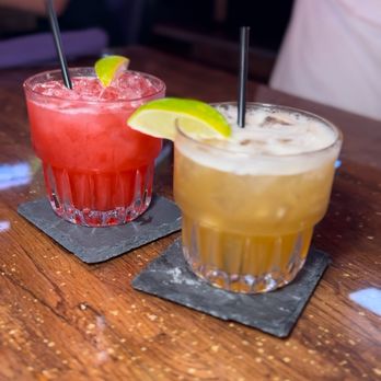 Chako's Social - Strawberry margarita and Hennessy Margarita - New American Near Me - Fullerton, California