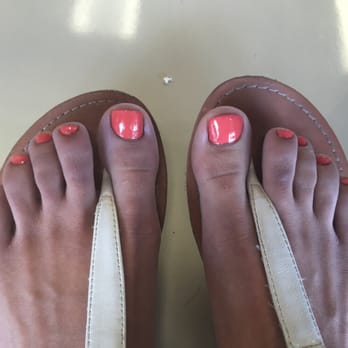 KB Nails - OPI :) love this summery color ! Pedicure by Kim! - Nail Salons Near Me - Sacramento, California