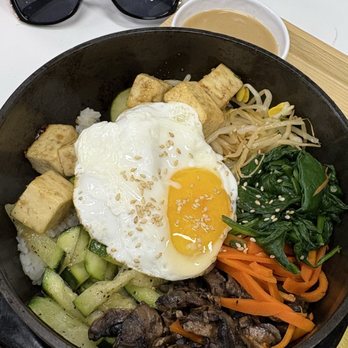 Sunny Seoul Korean Kitchen - Tofu hot stone bibimbap bowl - Korean Near Me - Bradenton, Florida Sunny Seoul Korean Kitchen - Tofu hot stone bibimbap bowl - Korean Near Me - Bradenton, Florida