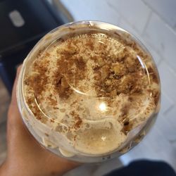 The Nutrition Fix - Pumpkin Bread Shake was fire, crumbled walnuts on top too