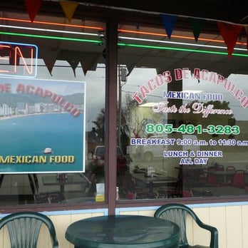 Tacos De Acapulco - Side shot - Mexican Near Me - Grover Beach, California Tacos De Acapulco - Side shot - Mexican Near Me - Grover Beach, California