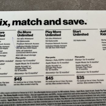 Verizon - Their current rates - Mobile Phones Near Me - Hayward, California Verizon - Their current rates - Mobile Phones Near Me - Hayward, California