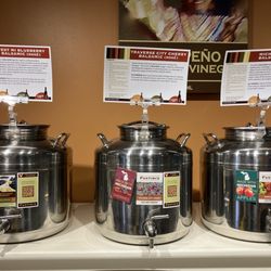 Fustini's Oils & Vinegars - Ann Arbor - Some of their olive oil selections as of May 2024